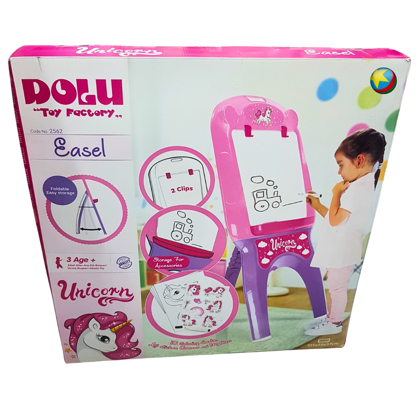 Enchanting Unicorn-Themed Art Easel for Creative Kids - Inspire Imagination & Artistic Skills Main image