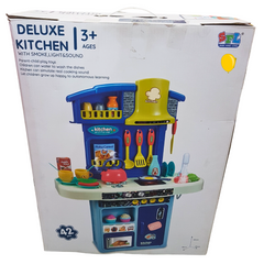 Ultimate Playtime Deluxe Kitchen Set - Interactive Children's Cooking Station with Realistic Effects, Ages 3+