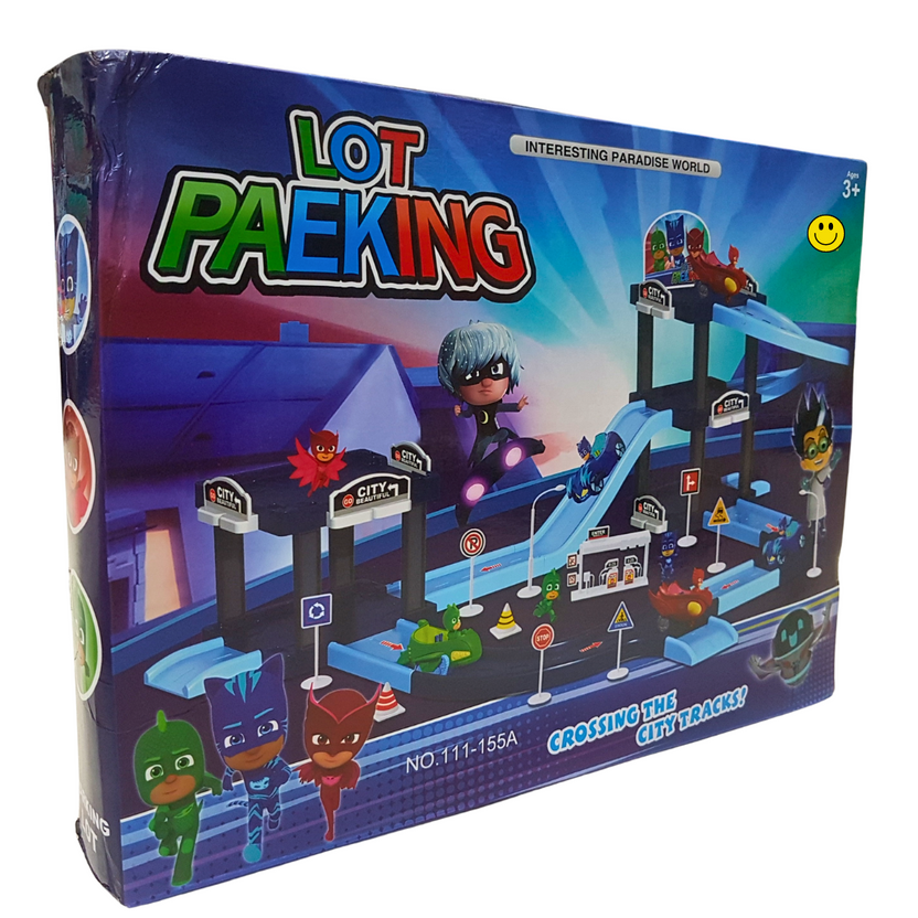Lot Paeking Superhero City Track Set – Exciting Urban Adventures for Aspiring Heroes Main image