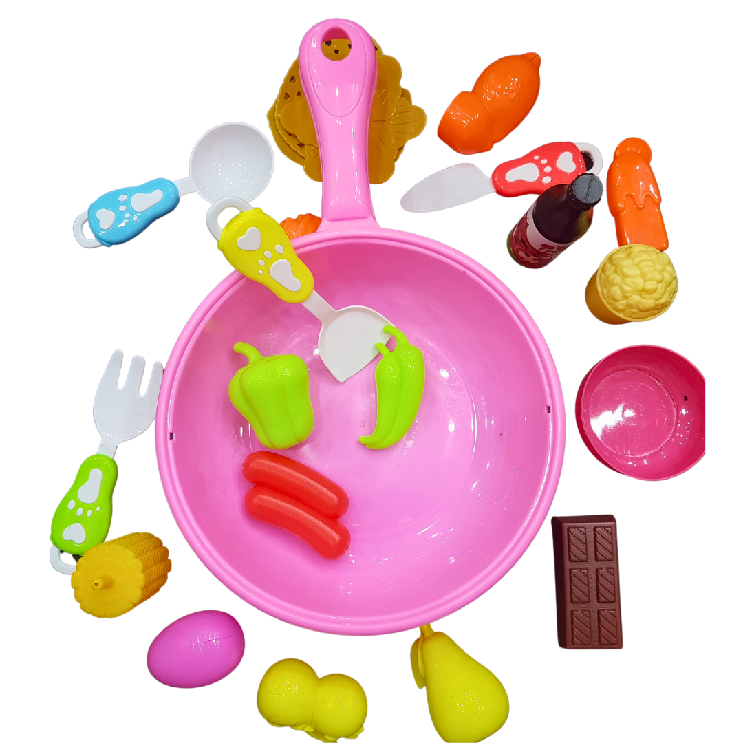 Premium Kitchen Food Play Set for Kids - Bright Colors, Ages 3+ | Educational & Fun Cooking Toy for Little Chefs