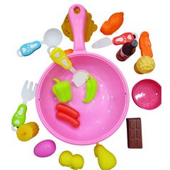 Premium Kitchen Food Play Set for Kids - Bright Colors, Ages 3+ | Educational & Fun Cooking Toy for Little Chefs