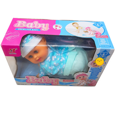 Interactive Crawling Baby Doll with Music - 6 Functions, Head-Shaking, Laughing, Dancing - New Arrival Toy for Girls, Ideal for Exploratory Play