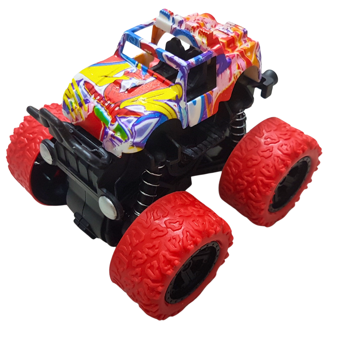 New Arrival: Vibrant Pull-Back Toy Monster Truck for Boys - Durable, High-Quality, Best Gift for Kids Ages 3+