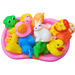 Enchanted Bath Time Menagerie - Colorful Floating Toys for Creative Play