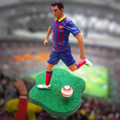 FC Barcelona Official Lionel Messi 15cm/6" Action Figure - Collectible Toy for Kids Ages 3+ - Iconic Football Star Pose