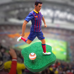 FC Barcelona Official Lionel Messi 15cm/6" Action Figure - Collectible Toy for Kids Ages 3+ - Iconic Football Star Pose