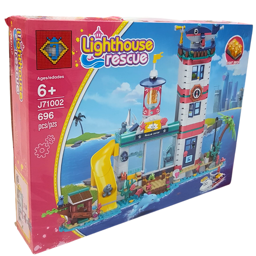 New Arrival: Lighthouse Rescue Blocks Set - 696pcs Creative Building Kit for Kids and Adults! Secondary image