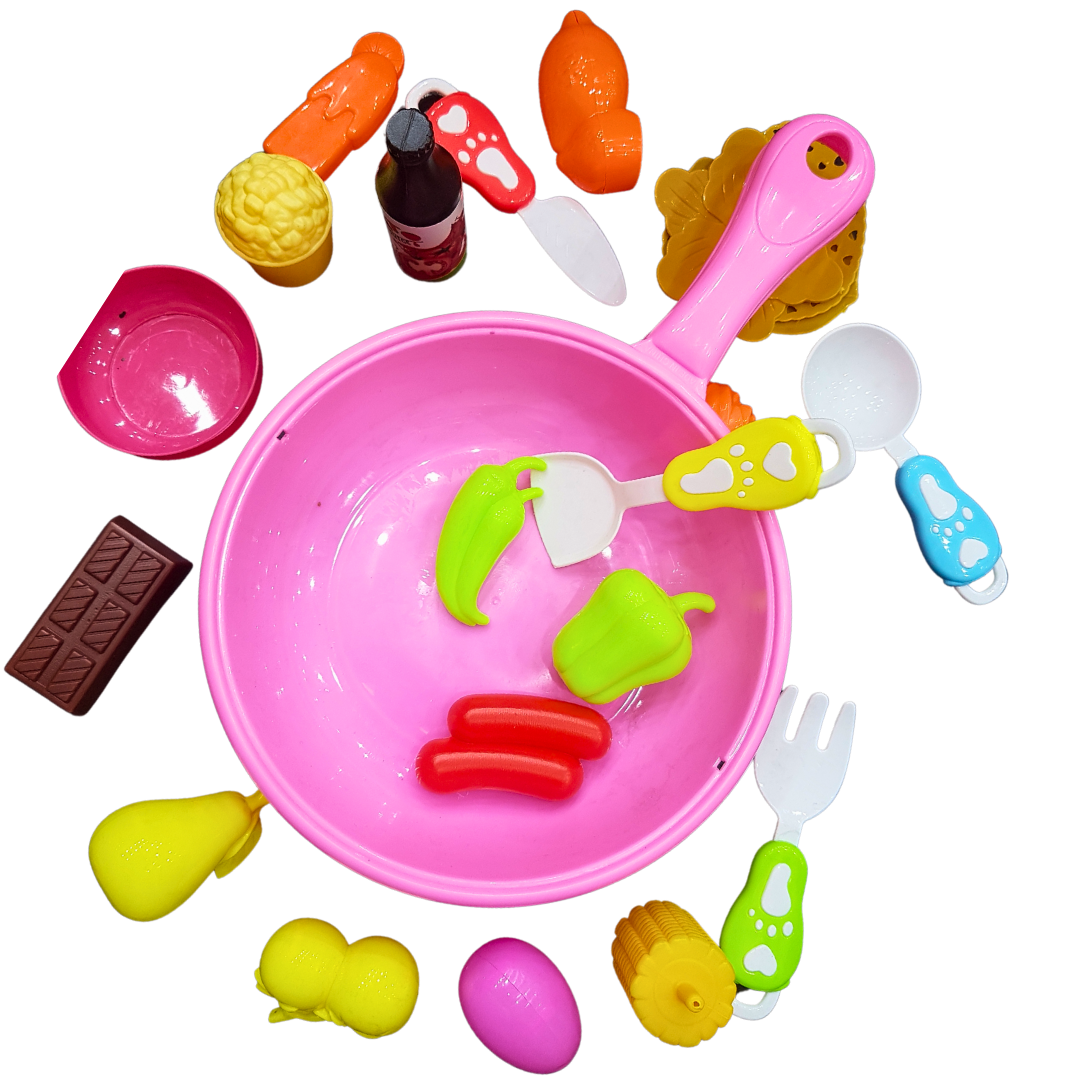 Premium Kitchen Food Play Set for Kids - Bright Colors, Ages 3+ | Educational & Fun Cooking Toy for Little Chefs Secondary image