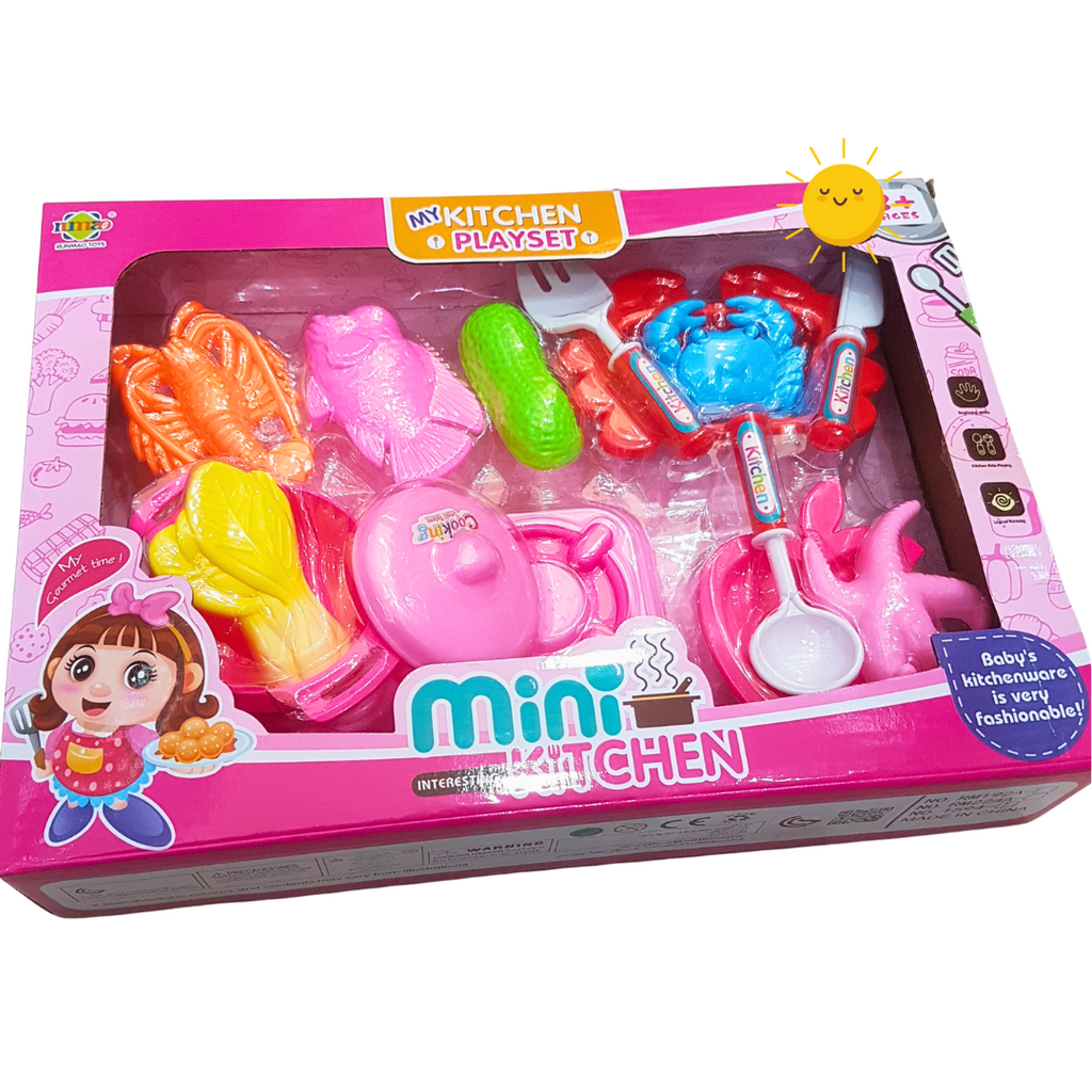 New Arrival: My Kitchen Playset - Trendy Mini Kitchen Set for Girls - Ideal Gift for Ages 3+