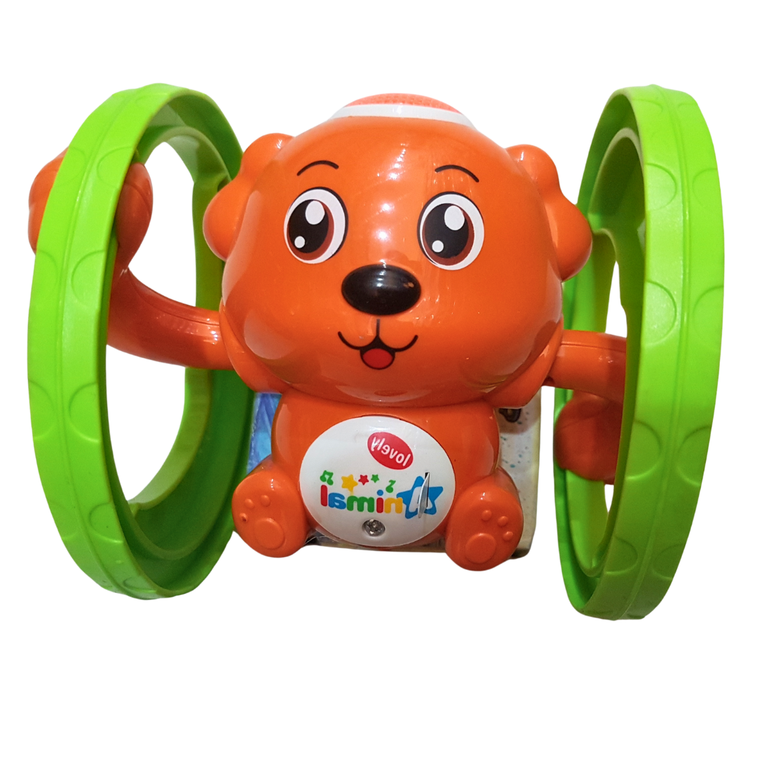 Friendly Pup Play & Roll Rattle: Engaging Toy for Active Tots