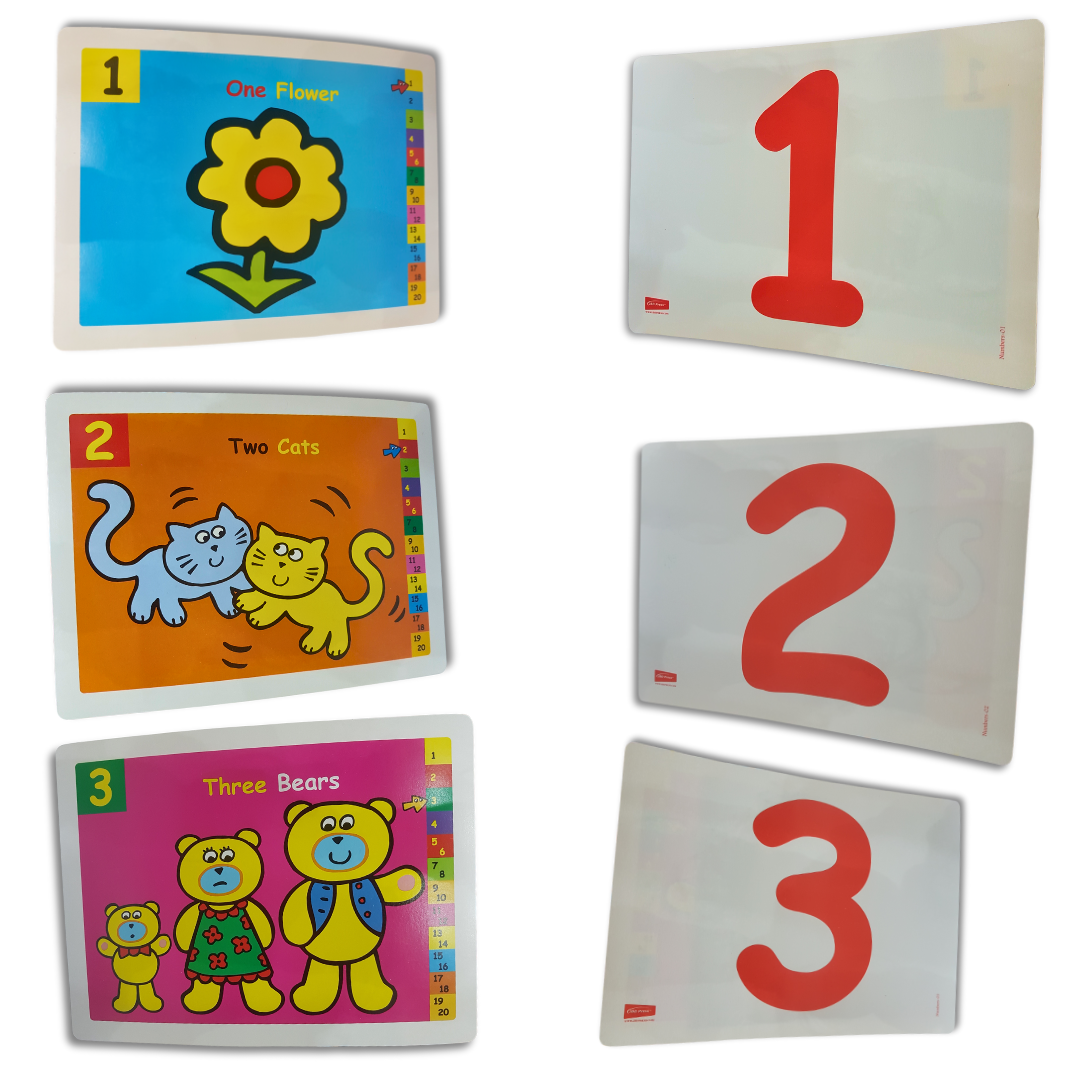 Boost Early Learning with 123 31-Piece Flash Cards - Vibrant, Educational, and Engaging Cards for Kindergarteners!