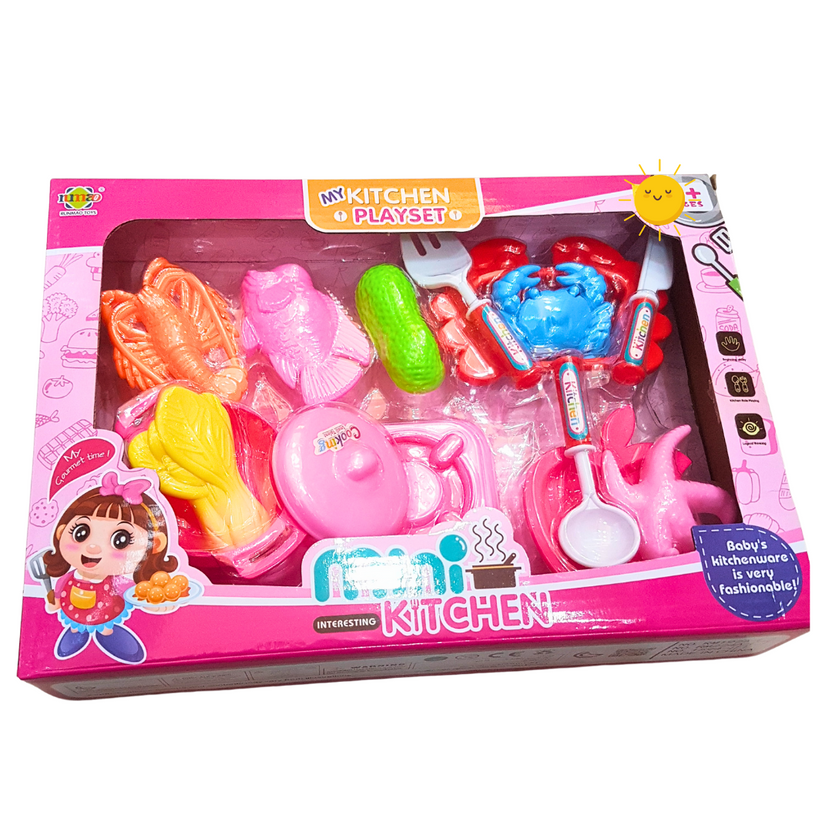 New Arrival: My Kitchen Playset - Trendy Mini Kitchen Set for Girls - Ideal Gift for Ages 3+ Main image