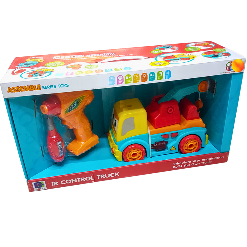 DIY Infrared Control Truck Building Set - Enhance Creativity and Cognitive Skills in Kids Main image