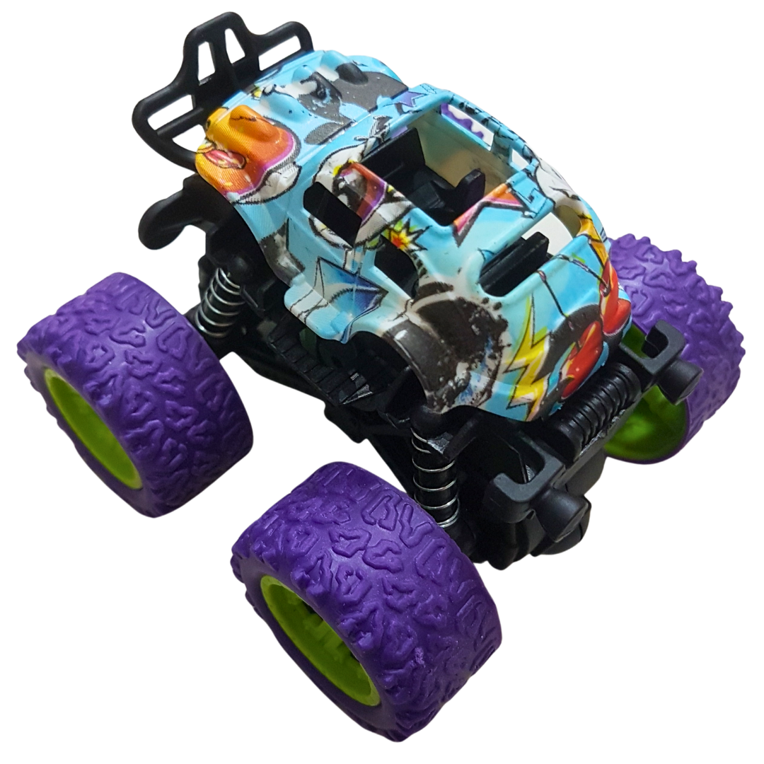 New Arrival: Vibrant Pull-Back Toy Monster Truck for Boys - Durable, High-Quality, Best Gift for Kids Ages 3+