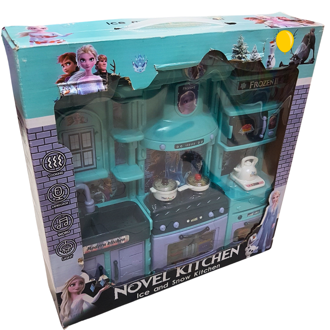 Enchanting Ice Princess Play Kitchen Set – Interactive Toy for Culinary Creativity