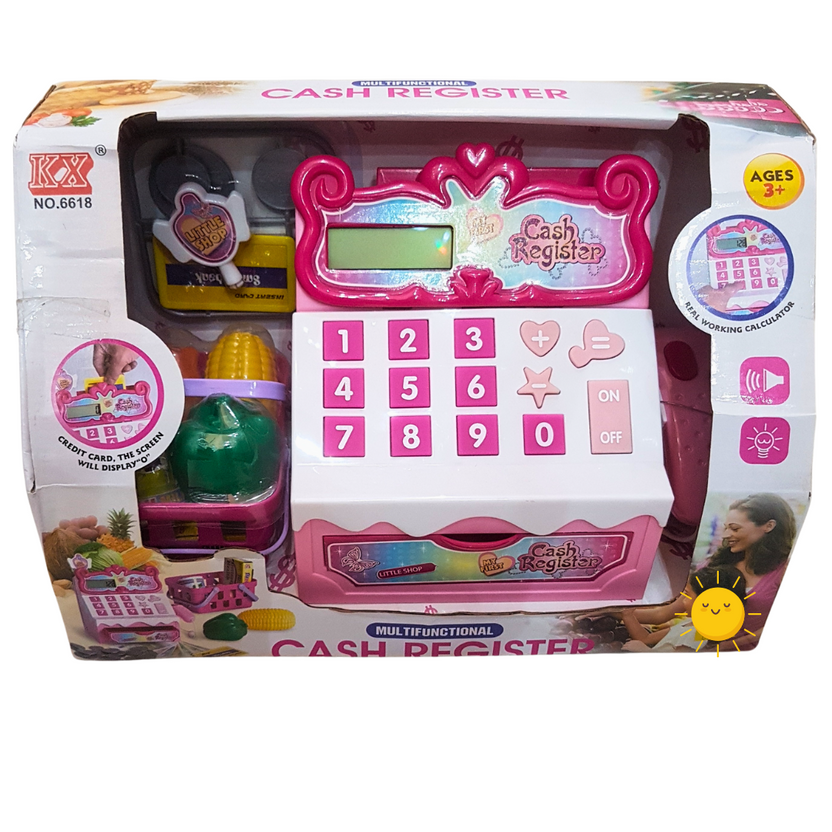 Little Shopkeeper's Delight: Interactive Pretend Play Cash Register with Accessories Main image