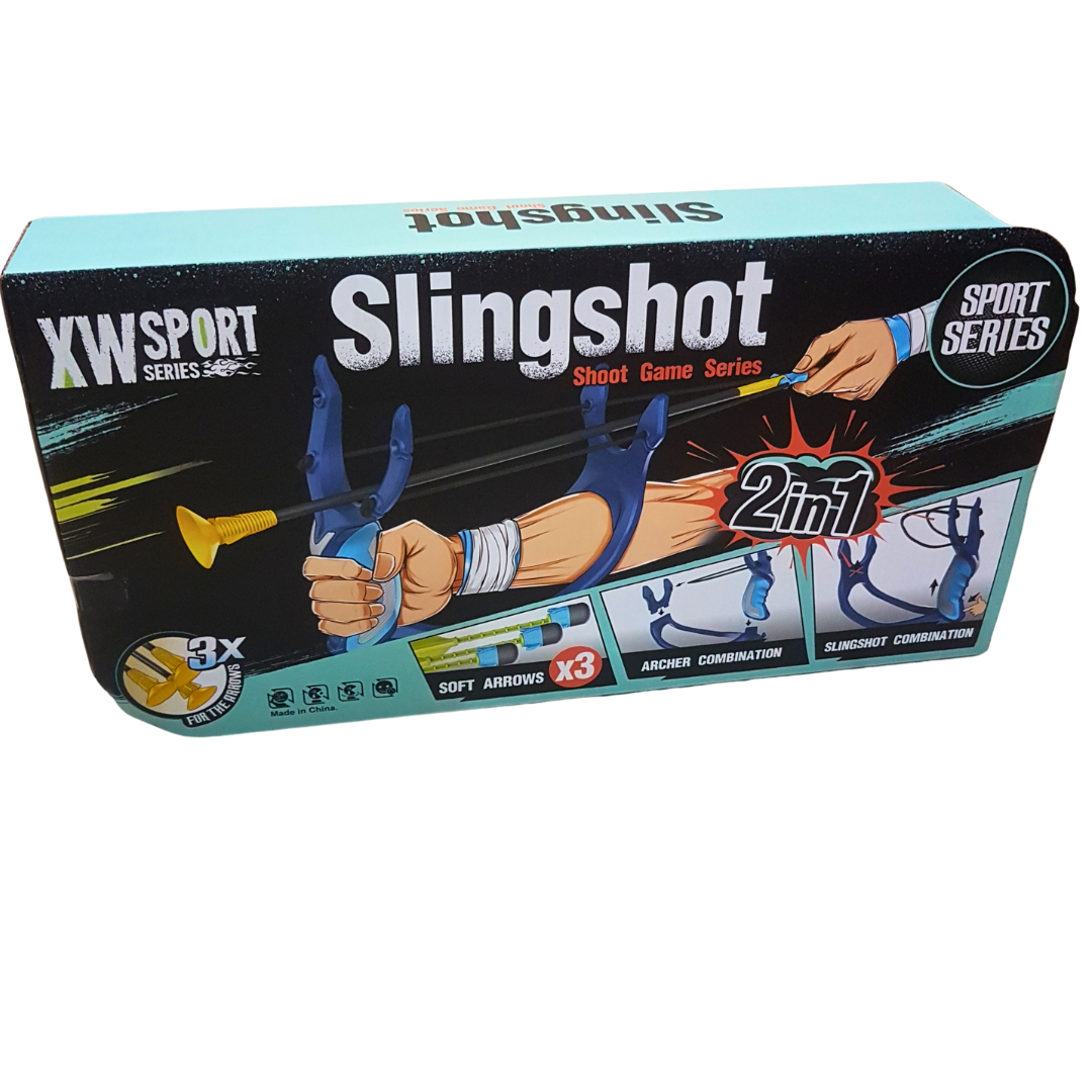 2-in-1 Slingshot and Archery Sport Series Set for Kids (Ages 3+) Secondary image