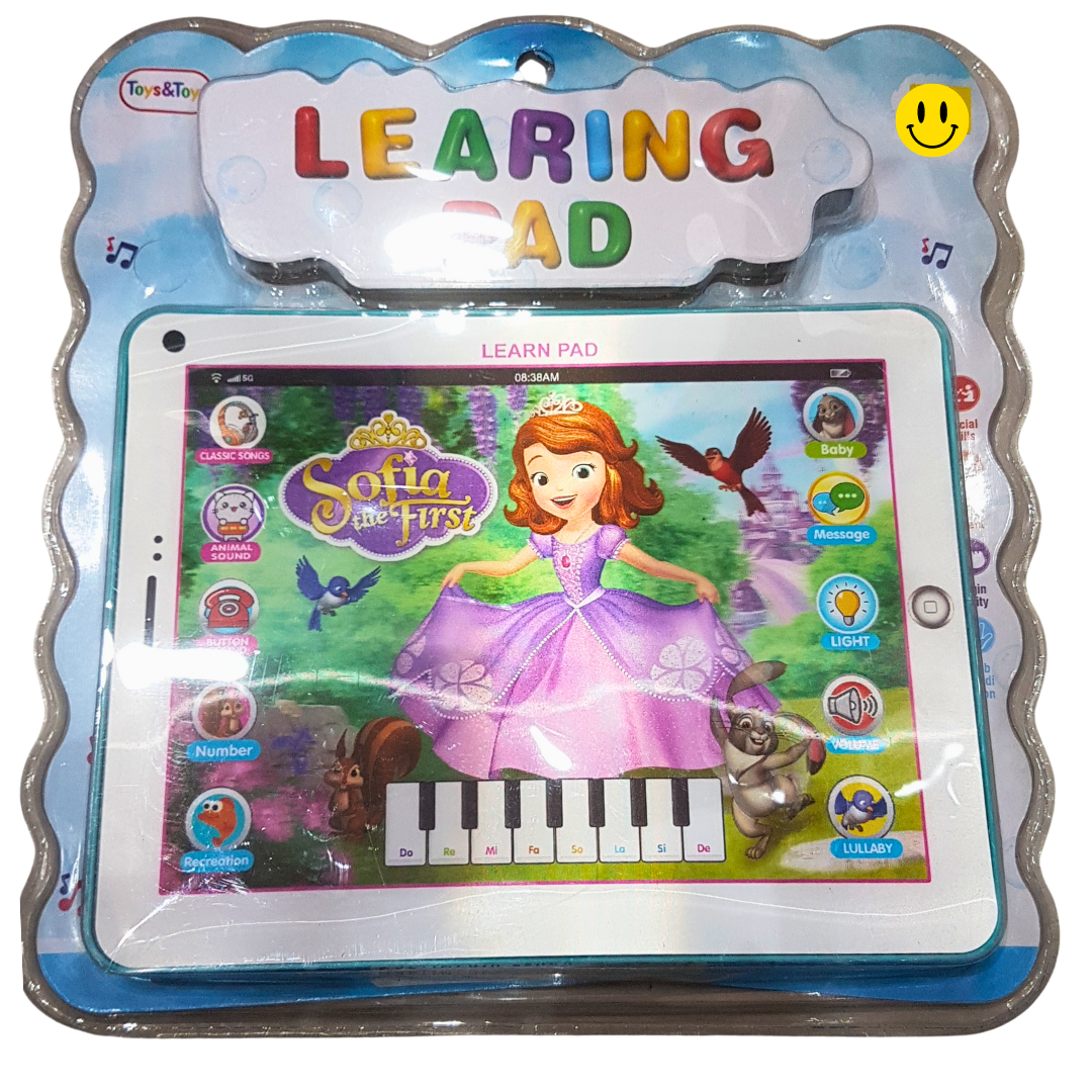 Royal Princess Learning Pad – Interactive Educational Toy with Music and Games for Kids