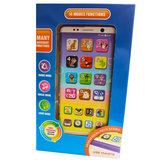 3+ Years Kids Learning Phone with 14 Modes: Music, Stories, English & Numbers - Rechargeable Educational Toy Enhancing Visual & Hearing Skills