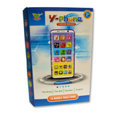 3+ Years Kids Learning Phone with 14 Modes: Music, Stories, English & Numbers - Rechargeable Educational Toy Enhancing Visual & Hearing Skills
