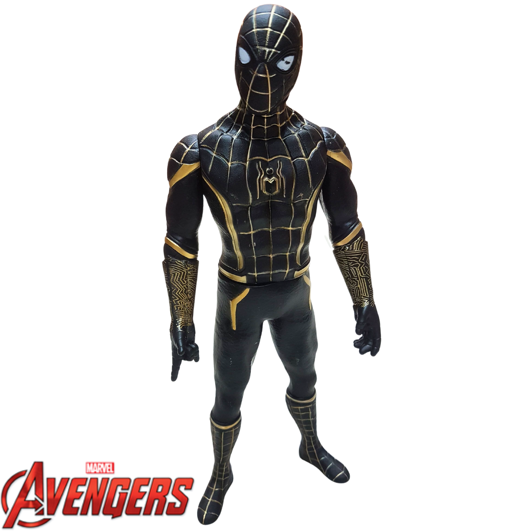 10-inch Black Spiderman Action Figure - Avengers Age of Ultron Collectible - Perfect Gift for Kids Secondary image