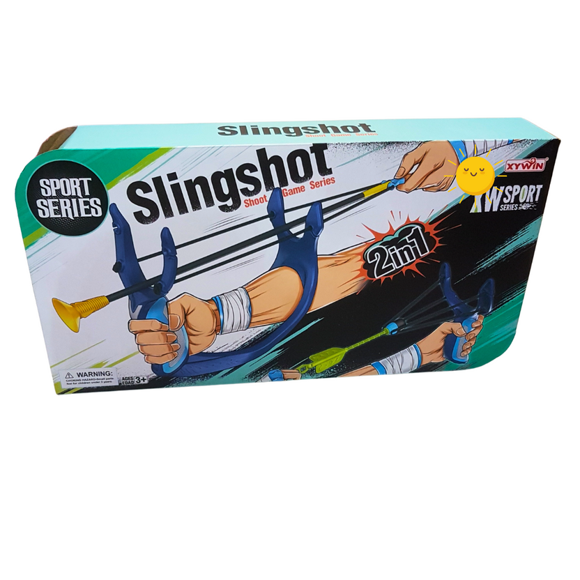 2-in-1 Slingshot and Archery Sport Series Set for Kids (Ages 3+) Main image