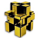 MoYu MeiLong 3x3 Gold Mirror High Speed Magic Puzzle Cube Toy