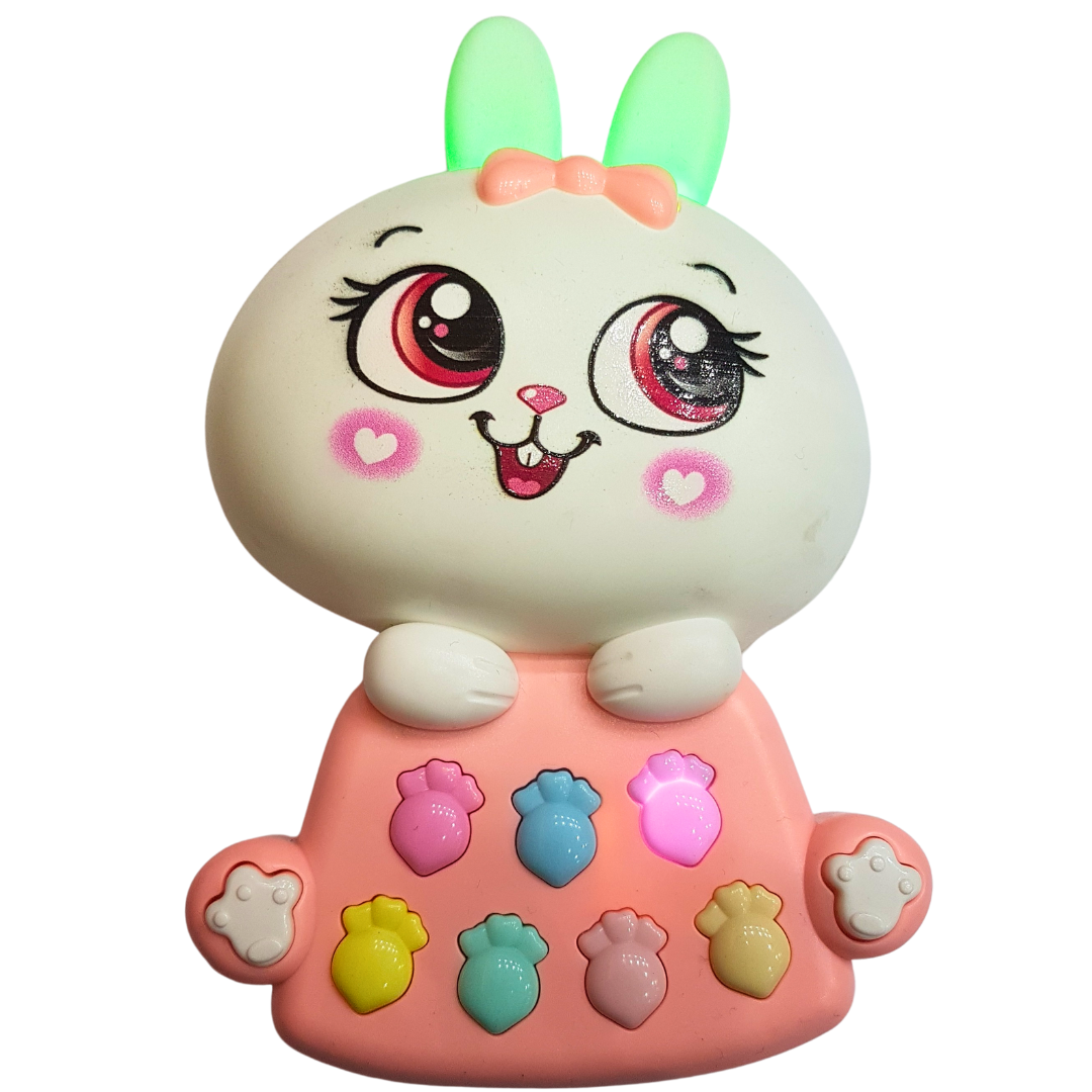 Colorful Musical Rabbit Toy with Flashing Lights and Sound - Perfect for 1-3 Year Olds, Ideal for Both Boys and Girls - New Exciting Interactive Toy