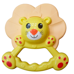 Sunny Safari Lion Cub Rattle - Colorful & Safe Teether Toy for Infants