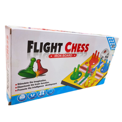 Flight Chess Iron Board Game - Stimulate Imagination & Boost Intelligence for Kids 6+ Years - Brain Function Enhancement & Fun Learning