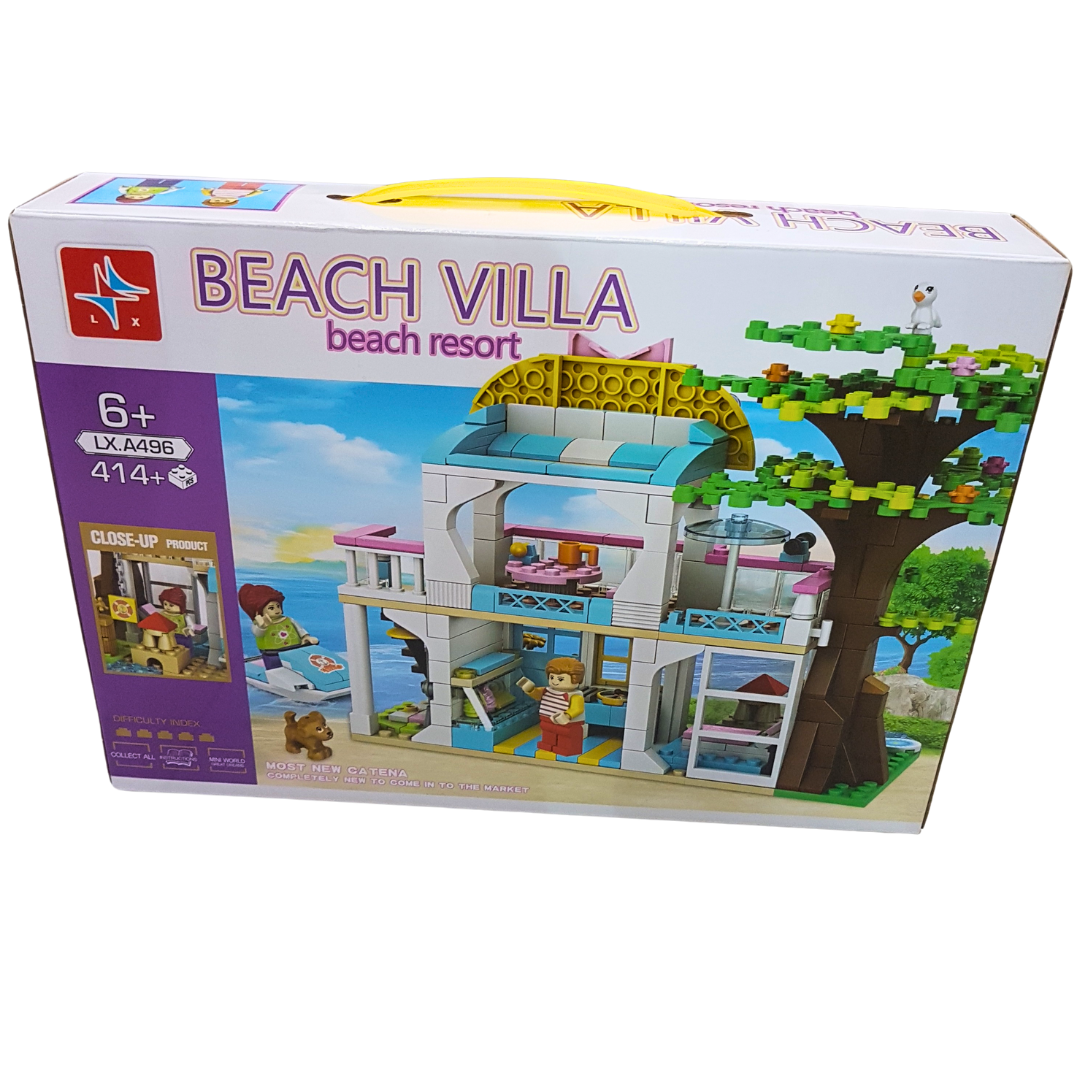 Seaside Dream Beach Villa Building Set - 414 Pieces LX.A496 Secondary image