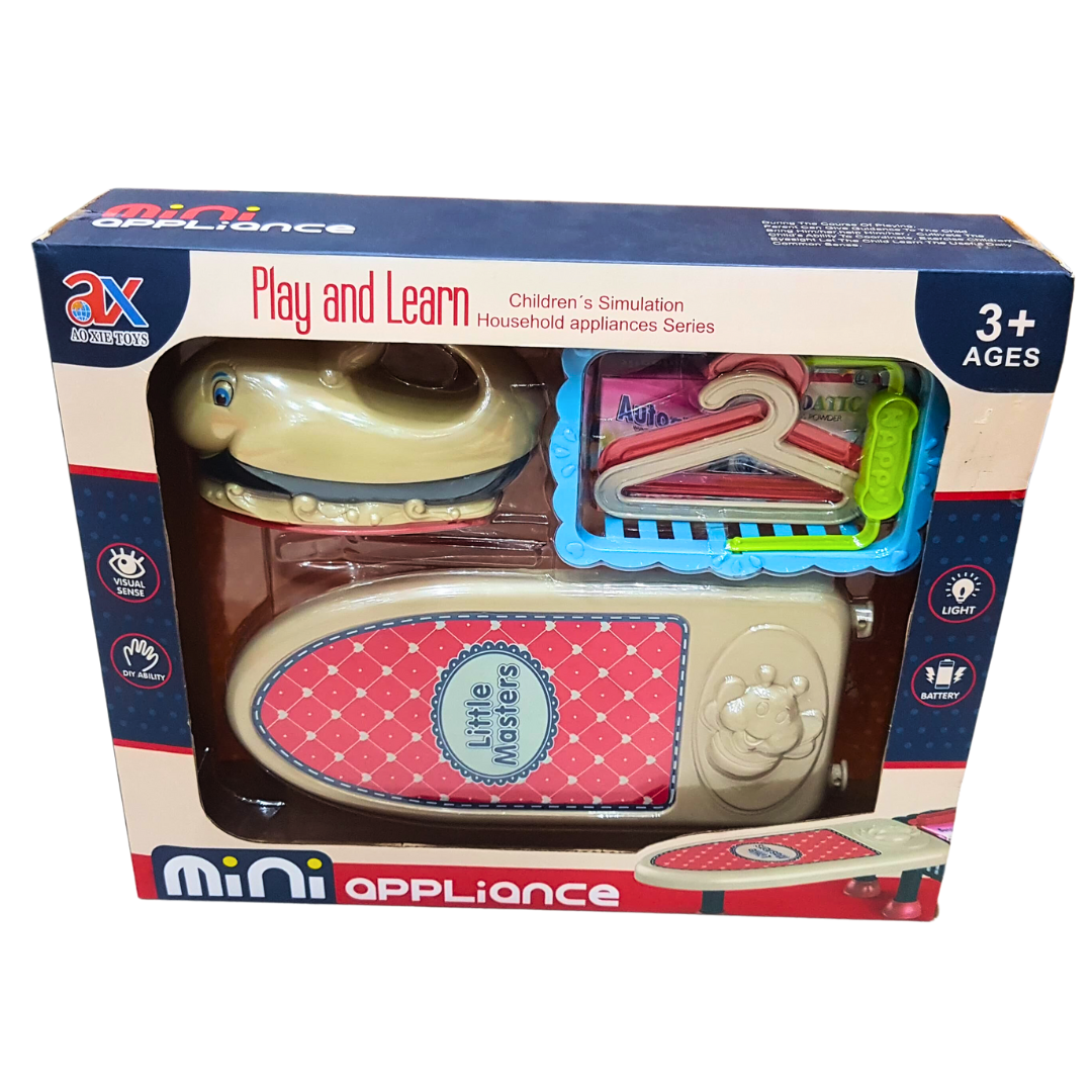 Play & Learn Household Appliances Series: Light & Safe Iron and Iron Stand Set for Girls Ages 3+ - Enhance DIY Skills & Visual Sense! Secondary image