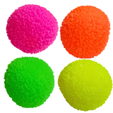 Vibrant 4pcs -Pack Multi-Color Balls - Green, Orange, Yellow, Pink - Fast Color, Kid-Friendly, Perfect Gift for Play & Learning