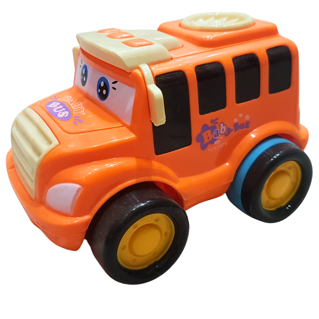 Cheery Choo-Choo: Baby Bus - Interactive Push-Along Toy for Infants and Toddlers (each sold separately)