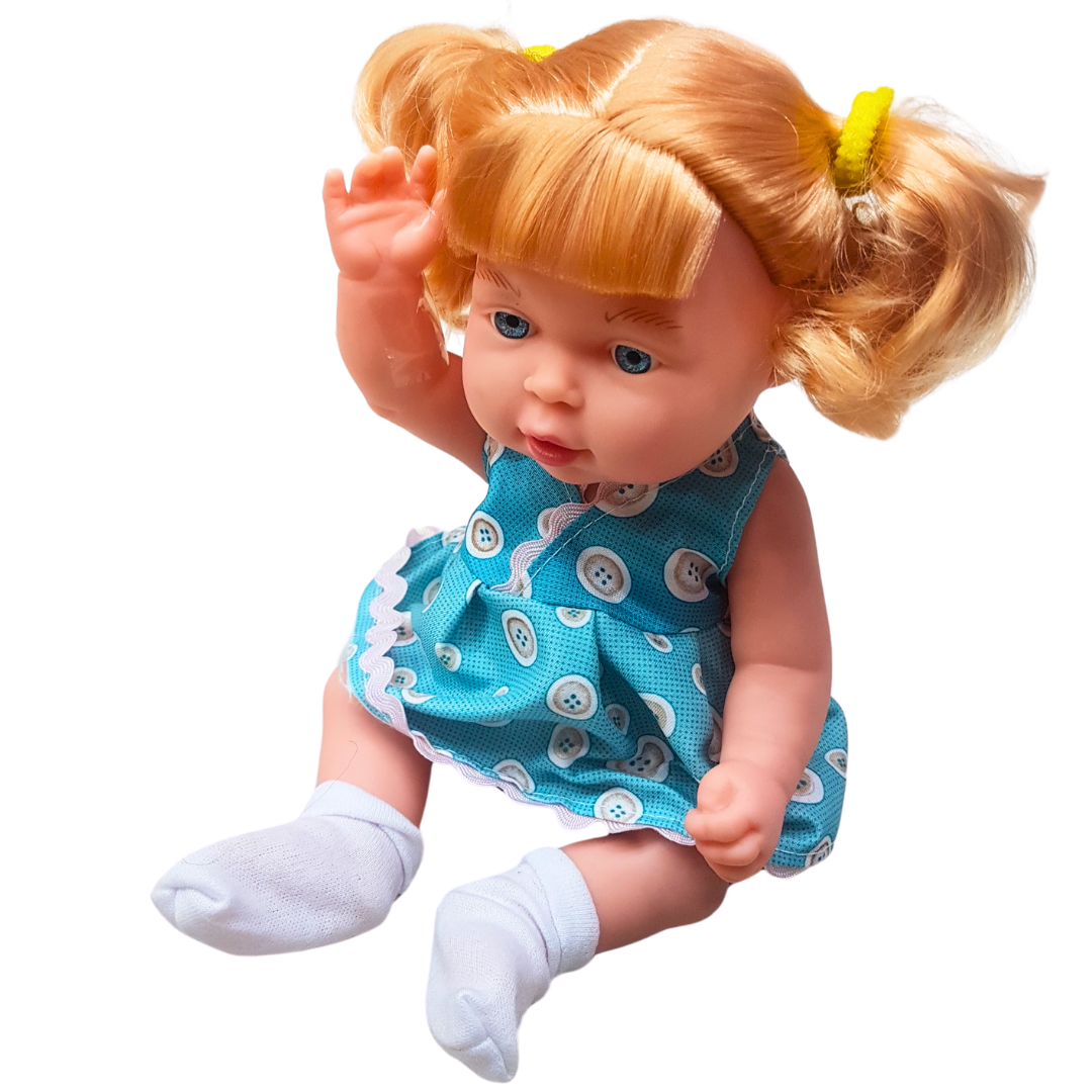 New Arrival High-Quality Baby Doll with Beautiful Dress - Perfect Gift for Kids, Featuring Stunning Eyes - Ideal for Baby Doll Lovers