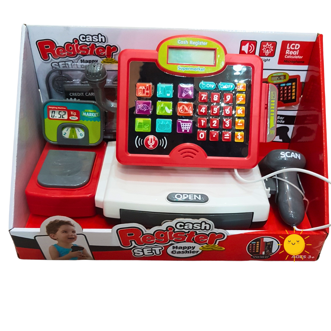 Supermarket Pro Playset: Electronic Cash Register with Realistic Functions
