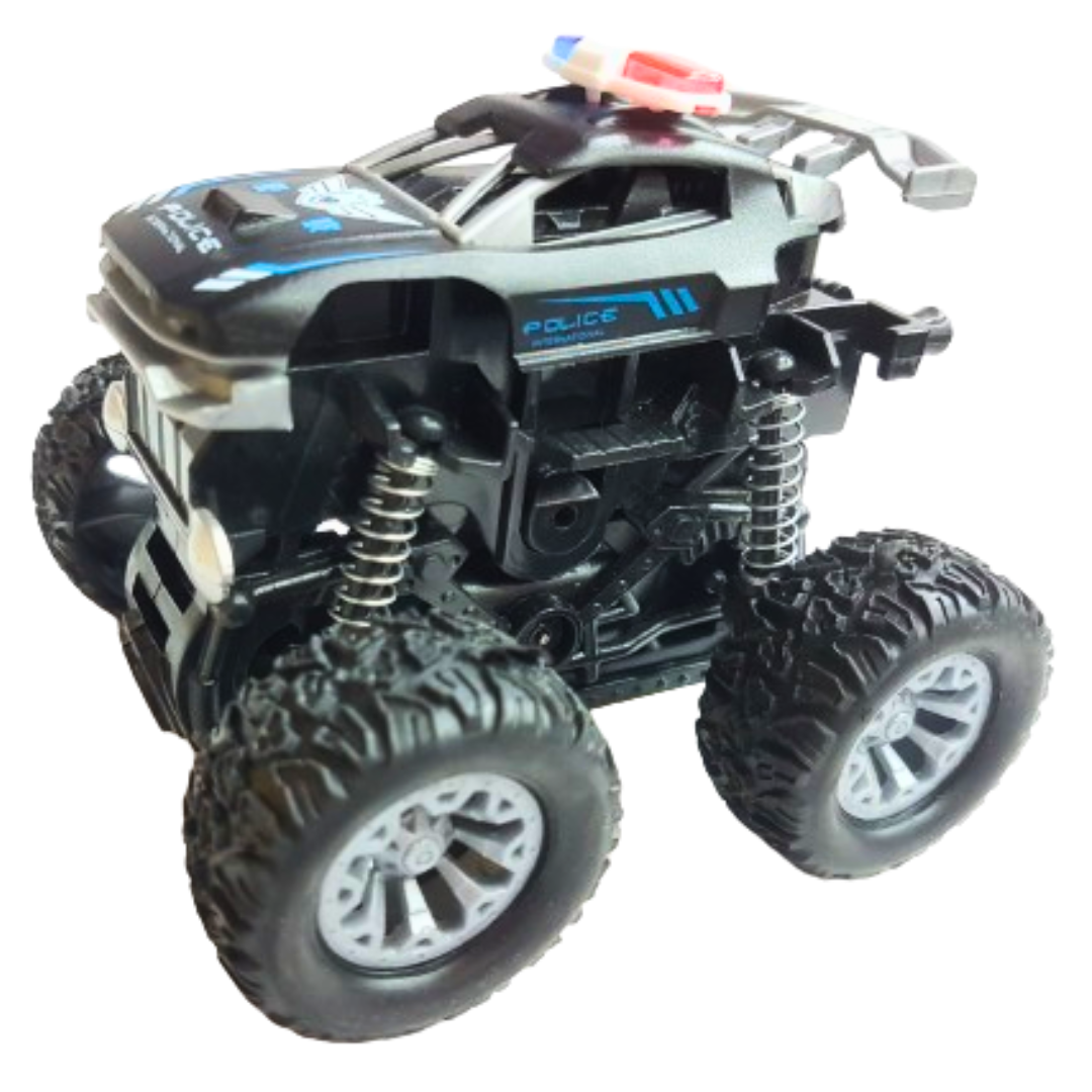New Arrival! Toy Police Monster Truck - Perfect Gift for Kids Aged 3+ Who Adore Monster Trucks