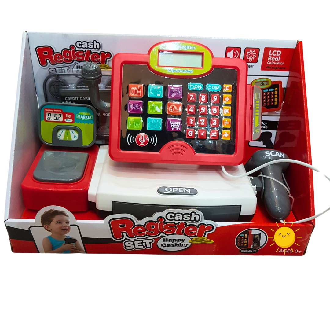 Supermarket Pro Playset: Electronic Cash Register with Realistic Functions