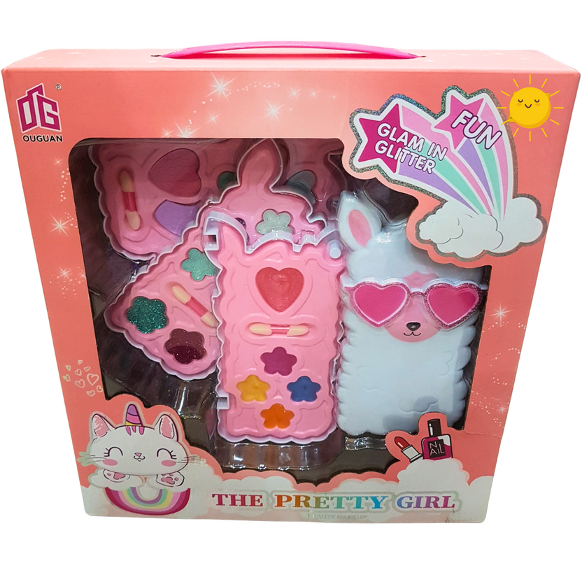 Glam and Glitter: The Pretty Girl Pretend Makeup Set – Sparkling Beauty Toys for Kids Main image