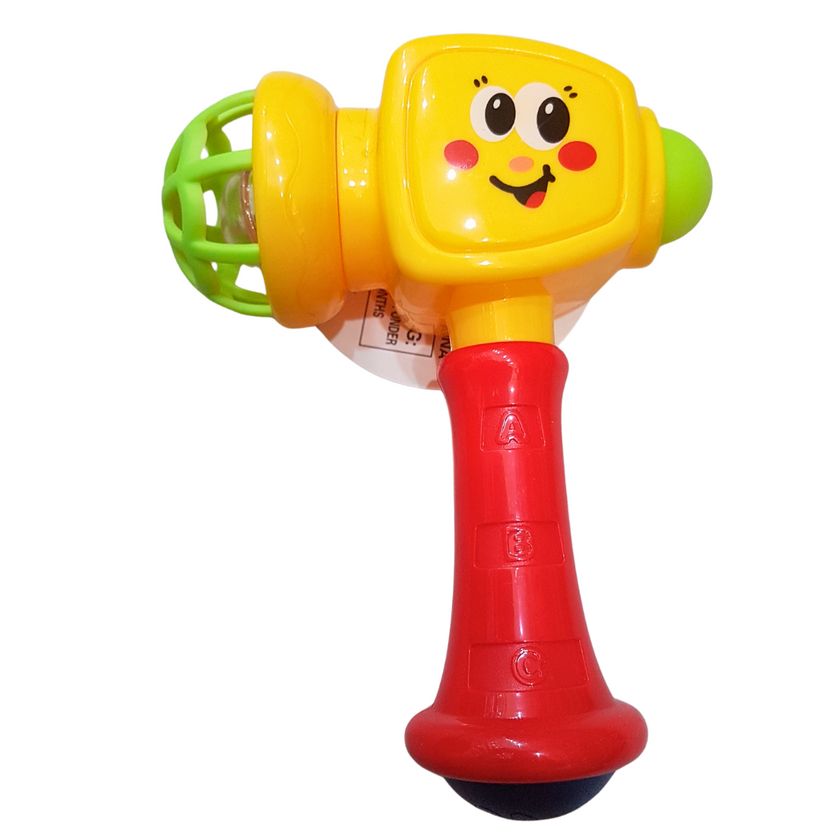 Bright Smiles Playtime Hammer Rattle for Babies Main image