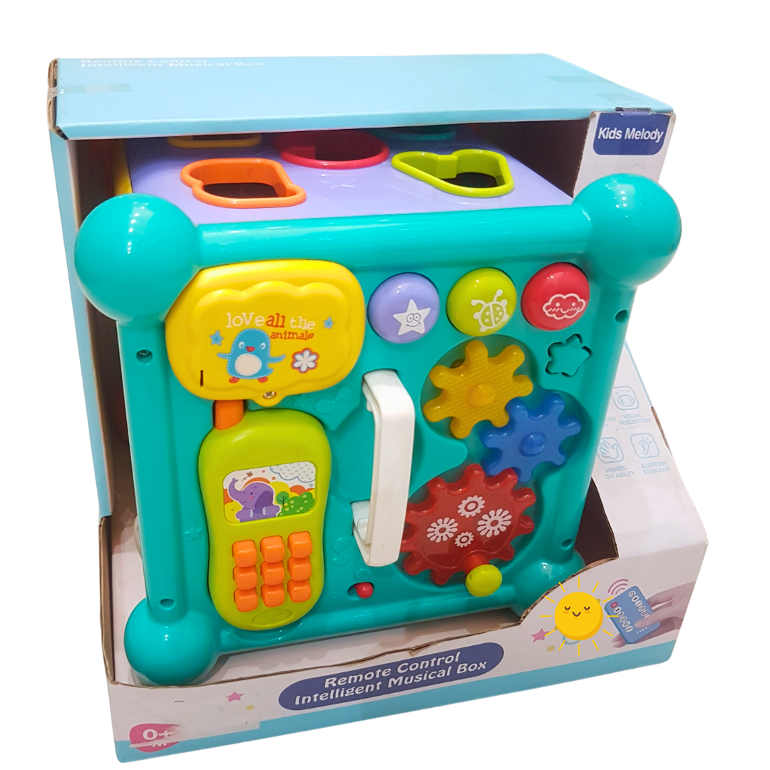Interactive Remote Control Intelligent Musical Box - Educational Toy for Infants and Toddlers