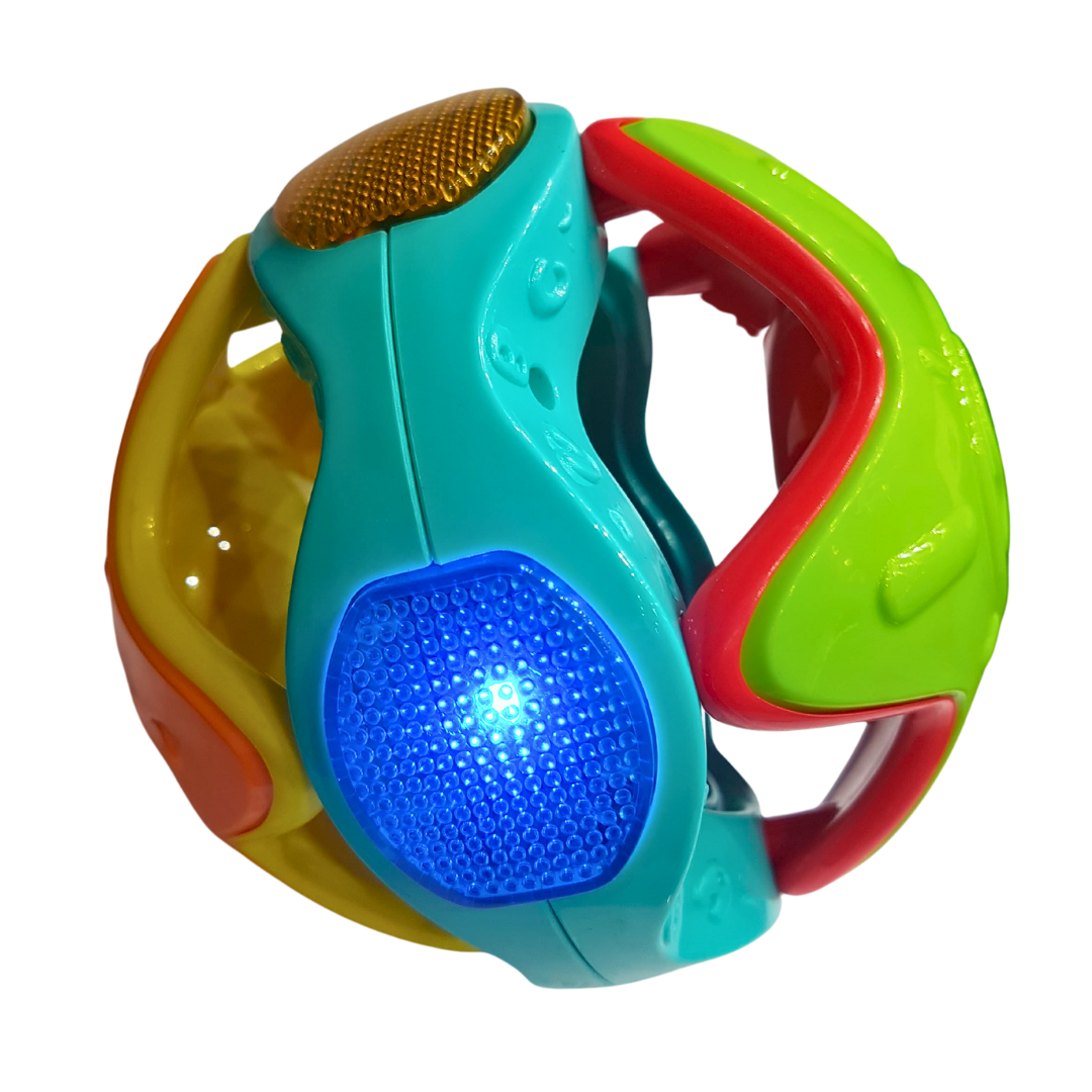 Light & Music Baby Rattle Ball - Perfect Sensory Toy for Kids Under 3 Years