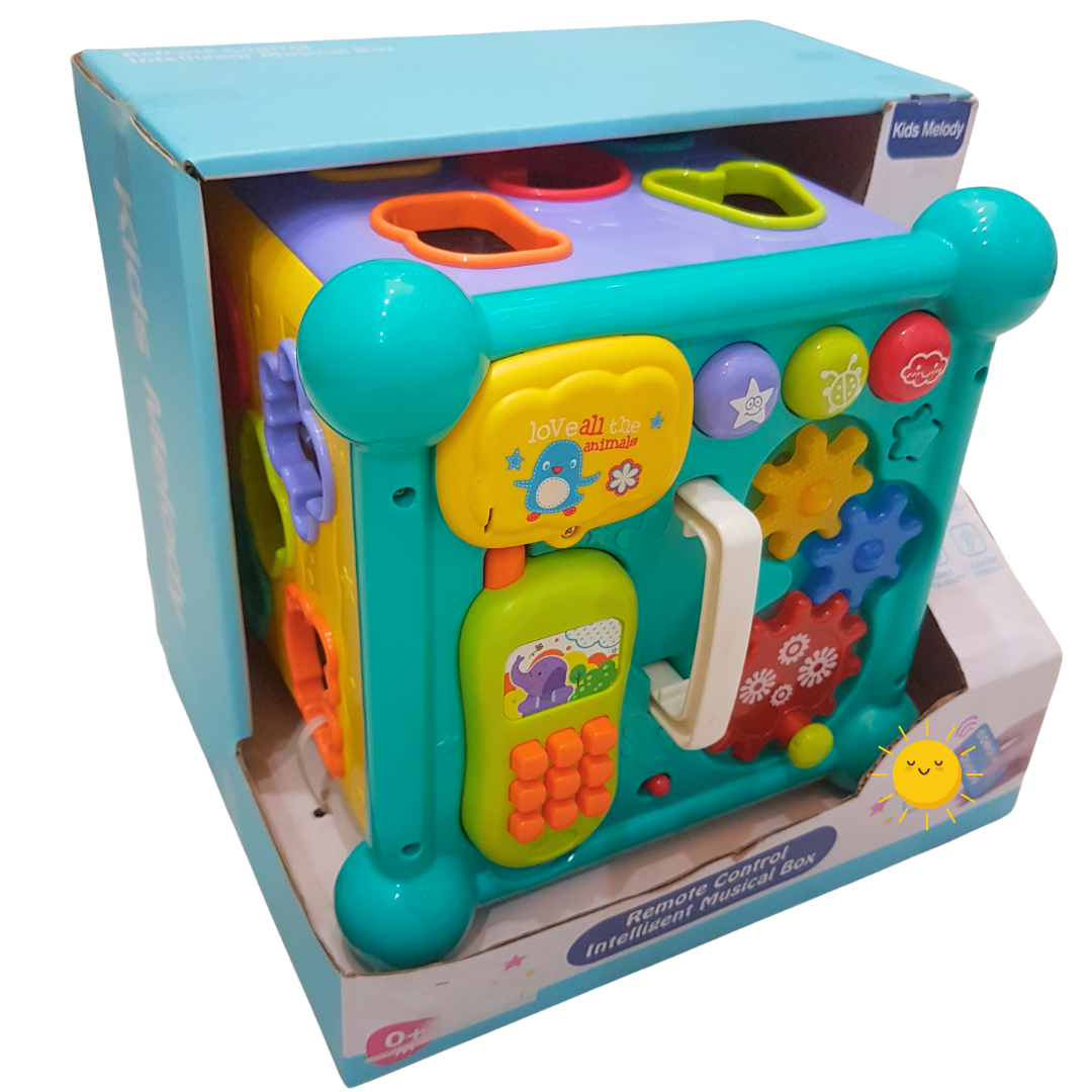 Interactive Remote Control Intelligent Musical Box - Educational Toy for Infants and Toddlers