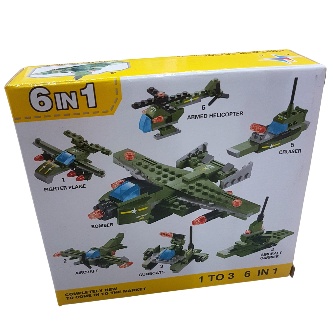 The Army Military Series 6-in-1 Building Set – Ignite Strategic Play & Innovation