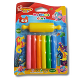Kangaroo Kids Modeling Clay six colors Non-toxic for 3 years and Up