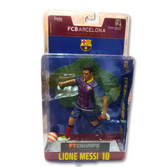 FC Barcelona Official Lionel Messi 15cm/6" Action Figure - Collectible Toy for Kids Ages 3+ - Iconic Football Star Pose