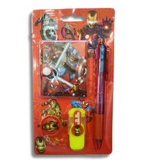 Avengers Gift set diary pencil high lighter and Tape