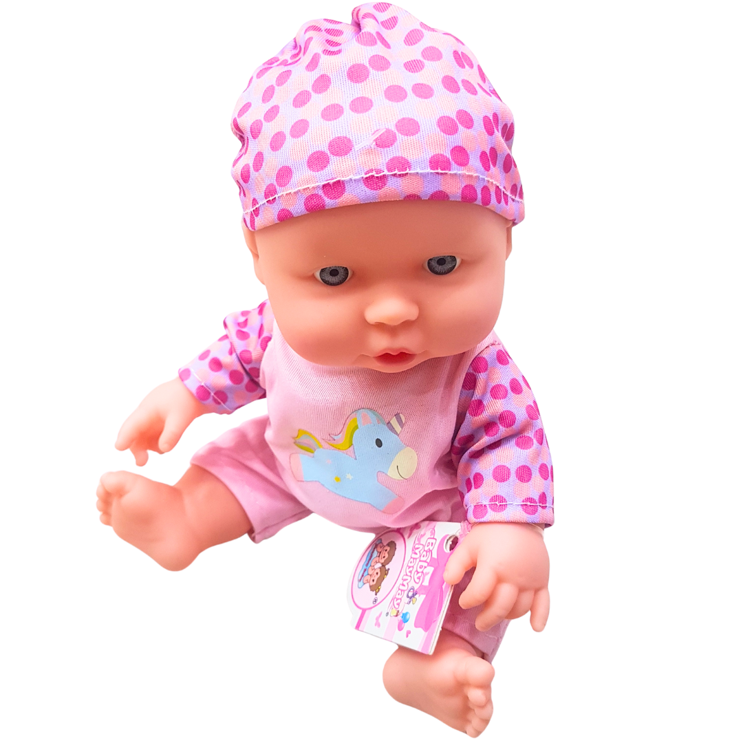 New Arrival High-Quality Baby Doll with Beautiful Dress - Perfect Gift for Kids, Realistic Beautiful Eyes - Ideal for Baby Doll Lover