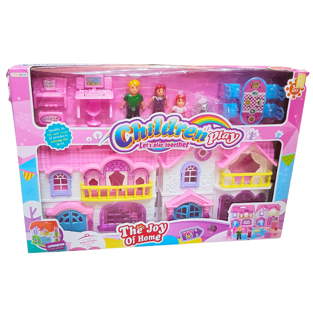 Enchanting Doll House for Girls - The Joy of Home, Premium Quality in the Best Series, Closed Assembly with Furniture, Ideal for Ages 3 and Up Secondary image