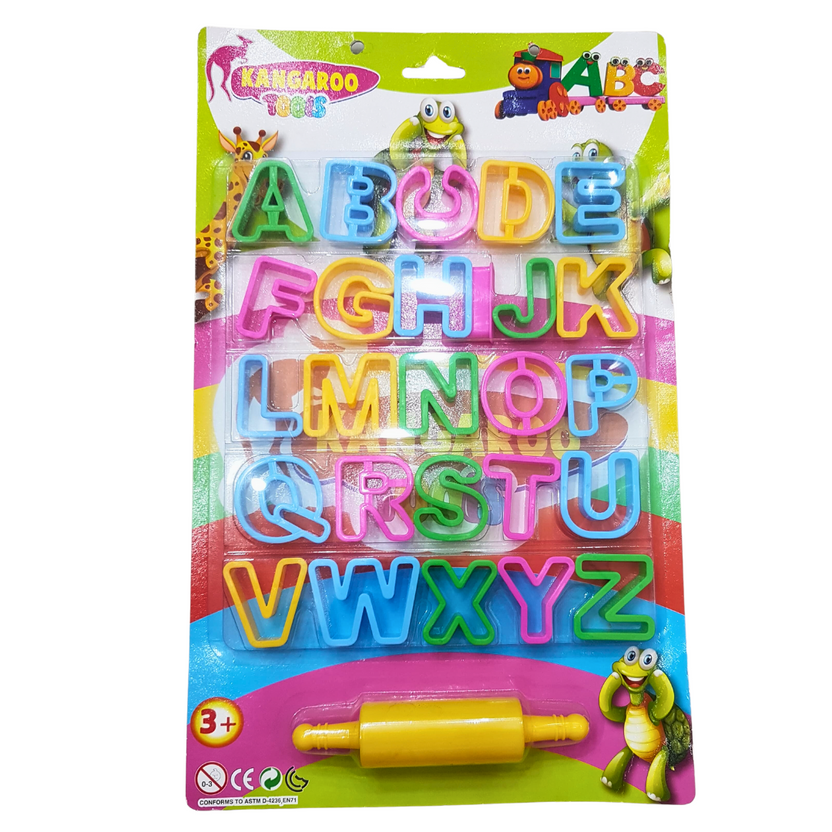 ABC Learning Clay Shapes: Educational & Fun Alphabet Molding Set for Kids Aged 3+ | Perfect Gift Idea Main image